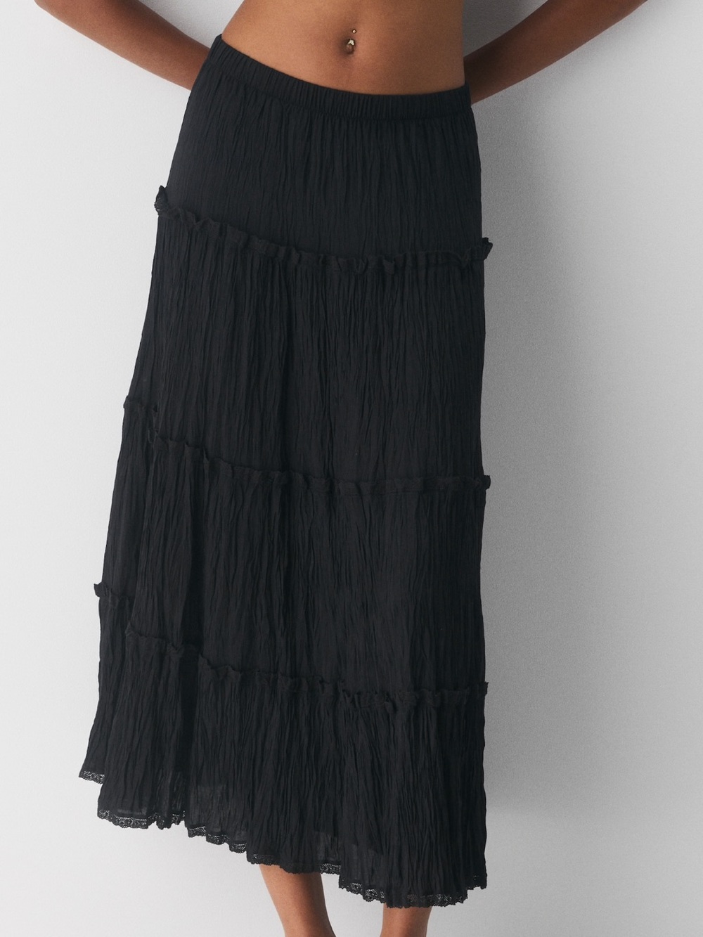 Aritzia Little Moon Damasque Maxi Skirt